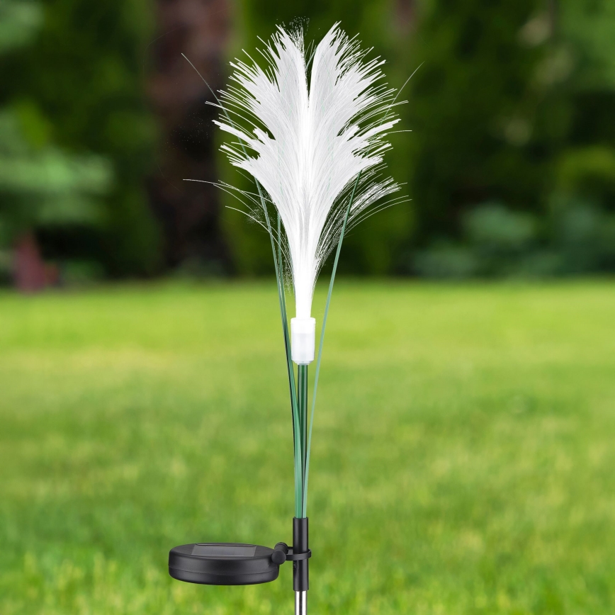 Світлодіодний світильник на сонячній батареї GRASS LED/1,2V 3000K 600 mAh IP44 чорний