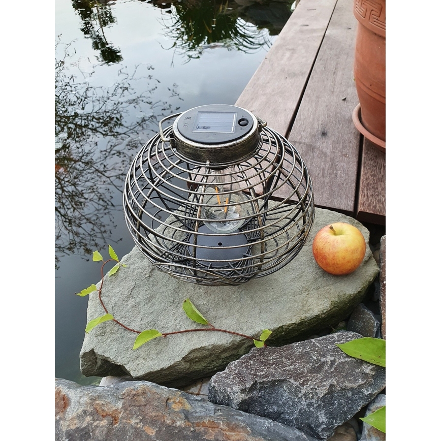 Світлодіодний світильник на сонячній батареї LUISA 1xE27/1,2V 600 mAh IP44