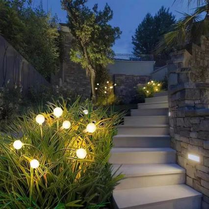 Світлодіодний світильник на сонячній батареї MULTI LED/0,06W/1,2V 150 mAh IP44 чорний