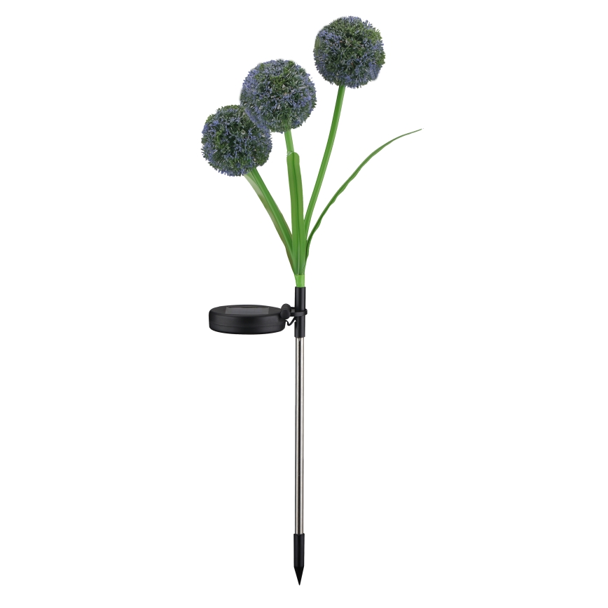 Світлодіодний світильник на сонячній батареї ALLIUM LED/1,2V 6500K 600 mAh IP44 чорний