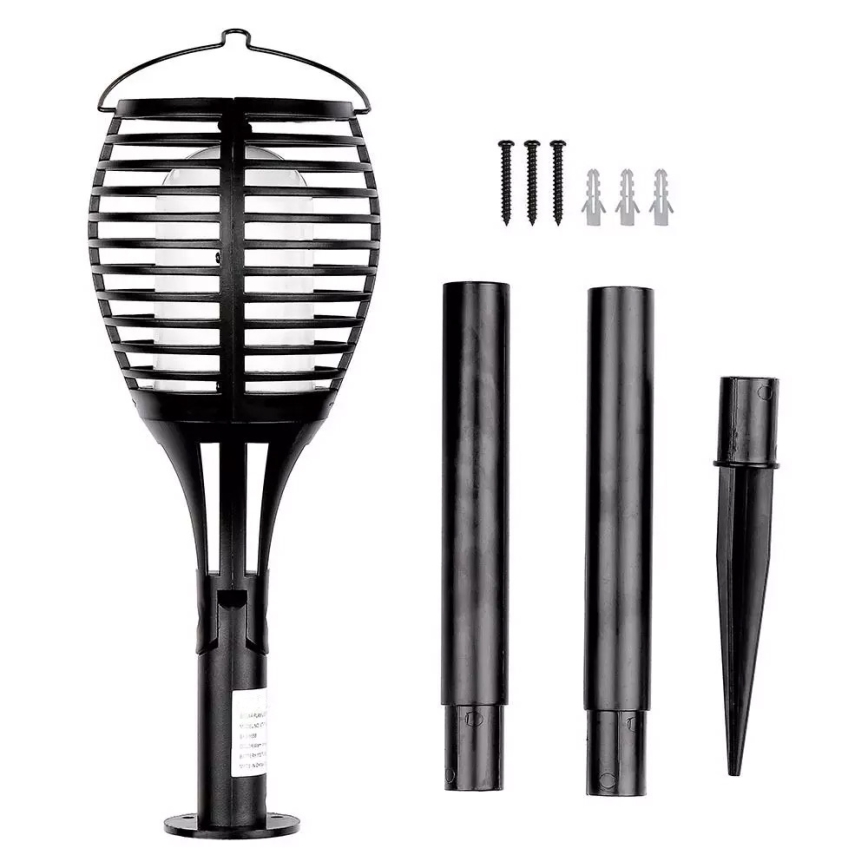 Світлодіодний світильник на сонячній батареї FLAME 4в1 1xLED/0,45W/3,7V IP44 500 mAh
