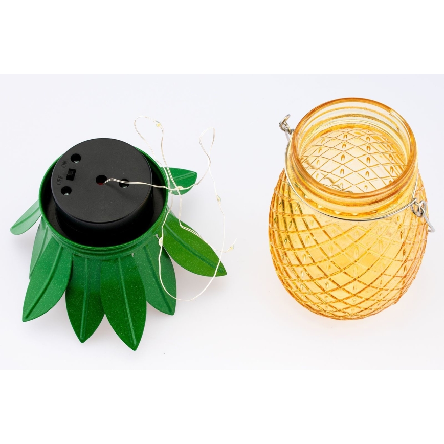 Світлодіодний світильник на сонячній батареї JAR LED/1,2V IP44 ананас