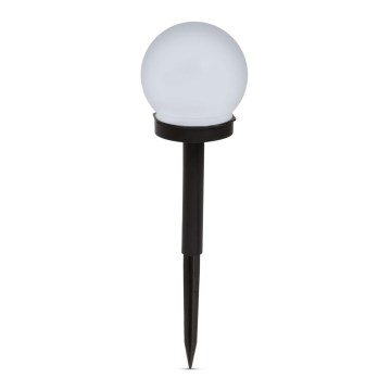 Світлодіодний світильник на сонячній батареї LED/1,2V 40mAh IP44 чорний