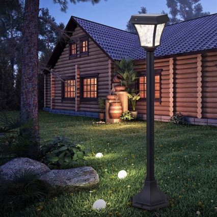 Світлодіодний світильник на сонячній батареї LED/2W/230V 93 см 3000/6000K IP65 2200 mAh