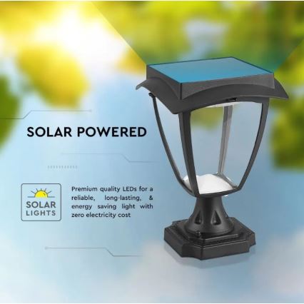 Світлодіодний світильник на сонячній батареї LED/2W/3,7V 3000/6000K IP65 2200 mAh