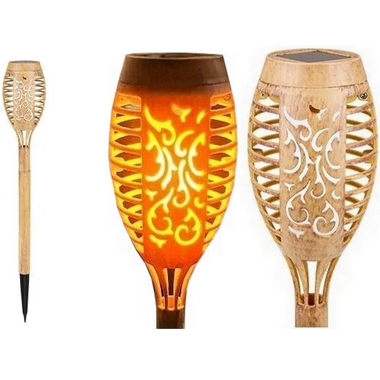 Світлодіодний світильник на сонячній батареї MINISPARK BAMBOO LED/1,8W/5,5V IP44 бежевий