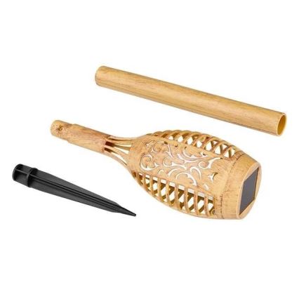 Світлодіодний світильник на сонячній батареї MINISPARK BAMBOO LED/1,8W/5,5V IP44 бежевий