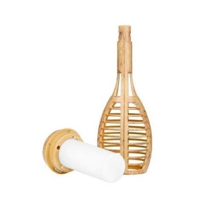Світлодіодний світильник на сонячній батареї MINISPARK BAMBOO LED/1,8W/5,5V IP44 бежевий