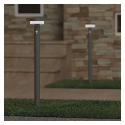 Світлодіодний світильник на сонячній батареї з датчиком LED/2W/3,7V 1200 mAh IP44 80 см