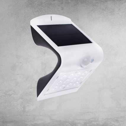 Світлодіодний світильник на сонячній батареї з датчиком руху LED/1,5W/1200 mAh 3,7V IP65