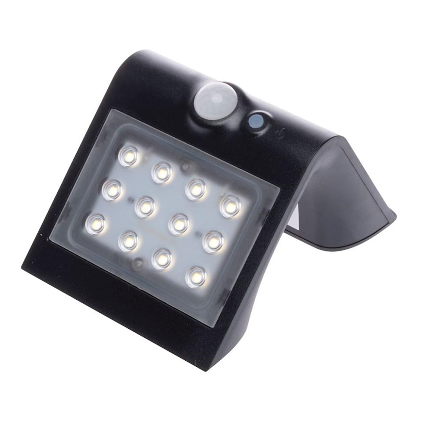 Світлодіодний світильник на сонячній батареї з датчиком руху LED/1,5W/1200 mAh 3,7V IP65