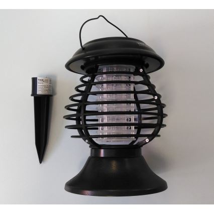 Світлодіодний світильник на сонячній батареї з пасткою для комах LED/1,2V 600 mAh IP44