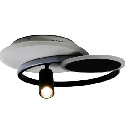 Світлодіодний стельовий світильник з регулюванням яскравості LED/65W/230V 3000-6500K білий/чорний + пульт дистанційного керування