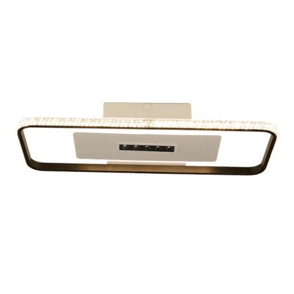 Світлодіодний стельовий світильник з регулюванням яскравості LED/75W/230V 3000-6500K білий/чорний + пульт дистанційного керування