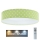 Світлодіодний світильник з регулюванням яскравості SMART GALAXY KIDS LED/24W/230V 3000-6500K в крапочку зелений/білий + дистанційне керування