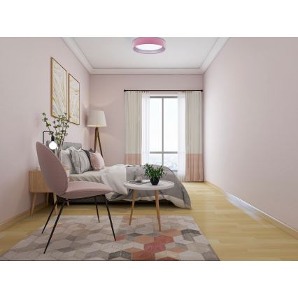 Світлодіодний світильник з регулюванням яскравості SMART GALAXY LED/24W/230V Ø 45 см Wi-Fi Tuya + дистанційне керування