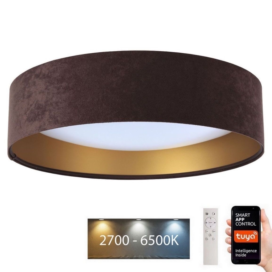Світлодіодний світильник з регулюванням яскравості SMART GALAXY LED/36W/230V Ø 55 см Wi-Fi Tuya + дистанційне керування