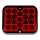 Світлодіодний світловідбивач SINGLE LED/1,9W/12V IP67 червоний