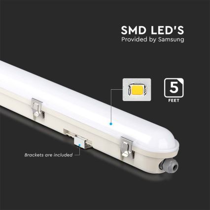 Світлодіодний технічний люмінесцентний світильник EMERGENCY LED/48W/230V 4000K 150см IP65