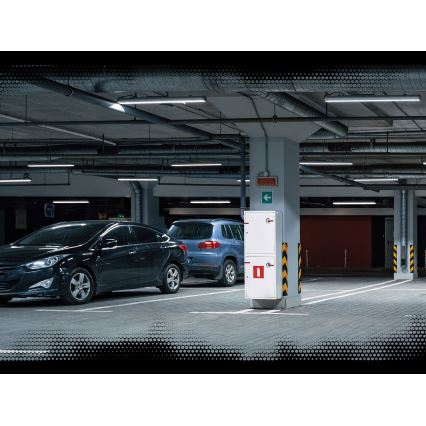 Світлодіодний технічний люмінесцентний світильник LIMEA GIGANT LED/38W/230V IP65 1190мм чорний