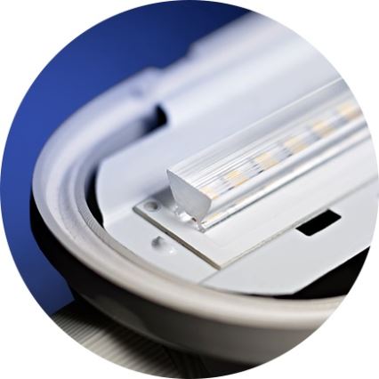 Світлодіодний технічний люмінесцентний світильник LIMEA GIGANT LED/38W/230V IP65 1190мм чорний