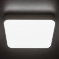 Світлодіодний технічний стельовий світильник IPER LED/10W/230V IK10 IP65 квадратний білий