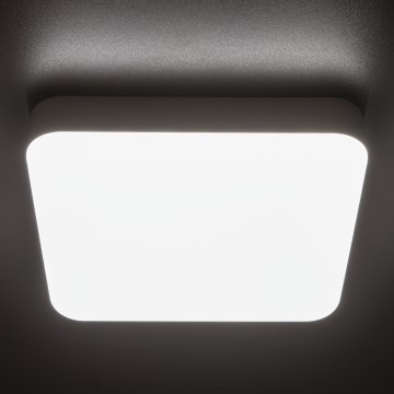 Світлодіодний технічний стельовий світильник з датчиком руху IPER LED/35W/230V IK10 IP65 квадратний білий
