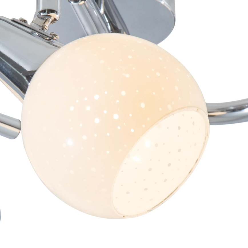 Світлодіодний точковий світильник DOXY 3xE14/4W/230V глянцевий хром