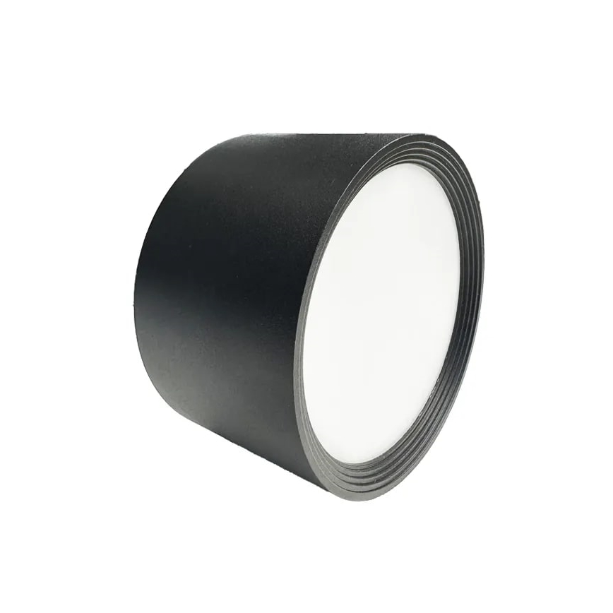 Світлодіодний точковий світильник LED/14W/230V 4000K діаметр 12 см чорний