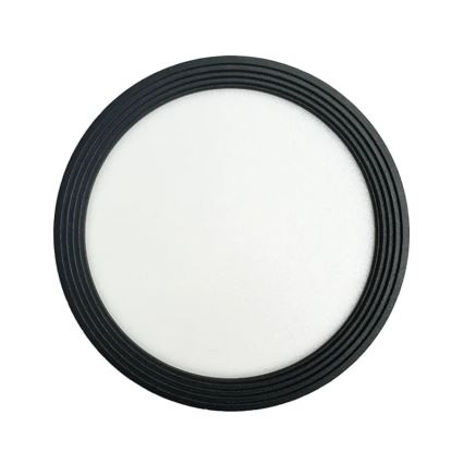 Світлодіодний точковий світильник LED/17W/230V 4000K діаметр 15 см чорний