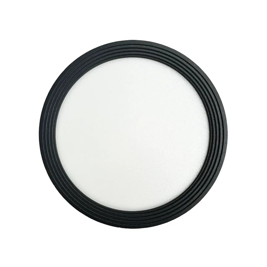 Світлодіодний точковий світильник LED/17W/230V 4000K діаметр 15 см чорний