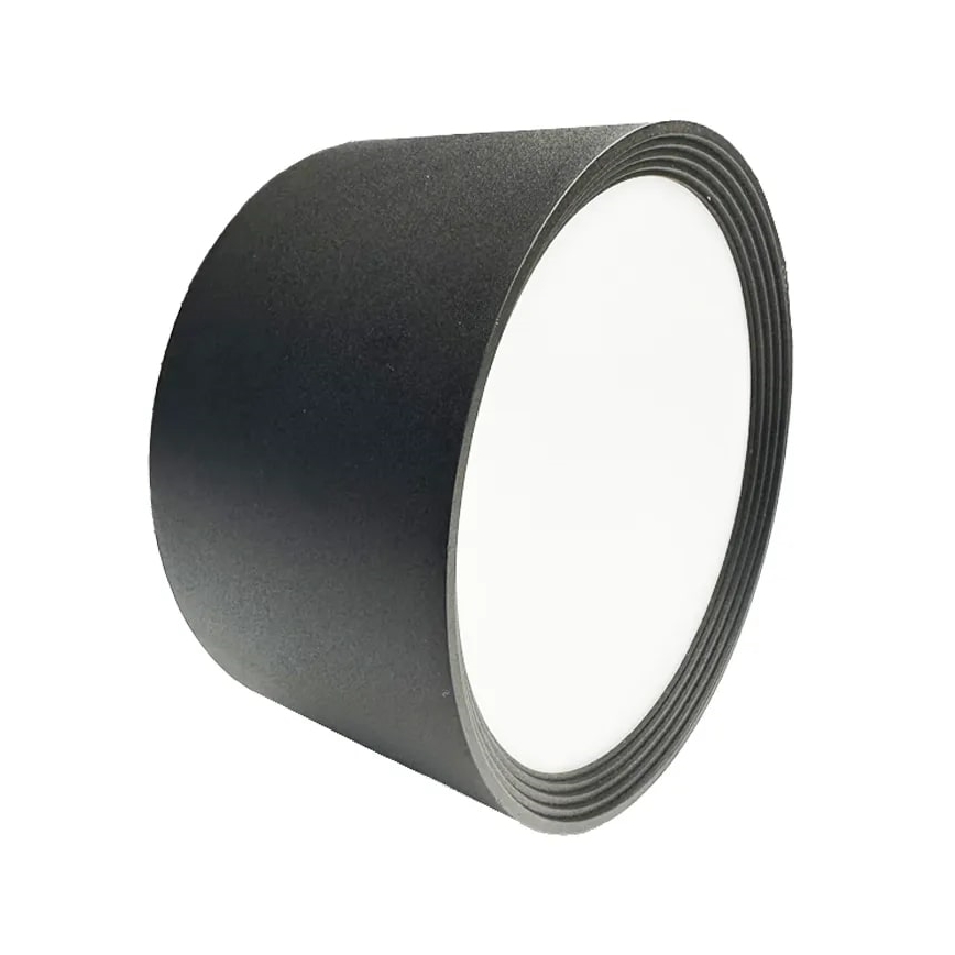 Світлодіодний точковий світильник LED/17W/230V 4000K діаметр 15 см чорний