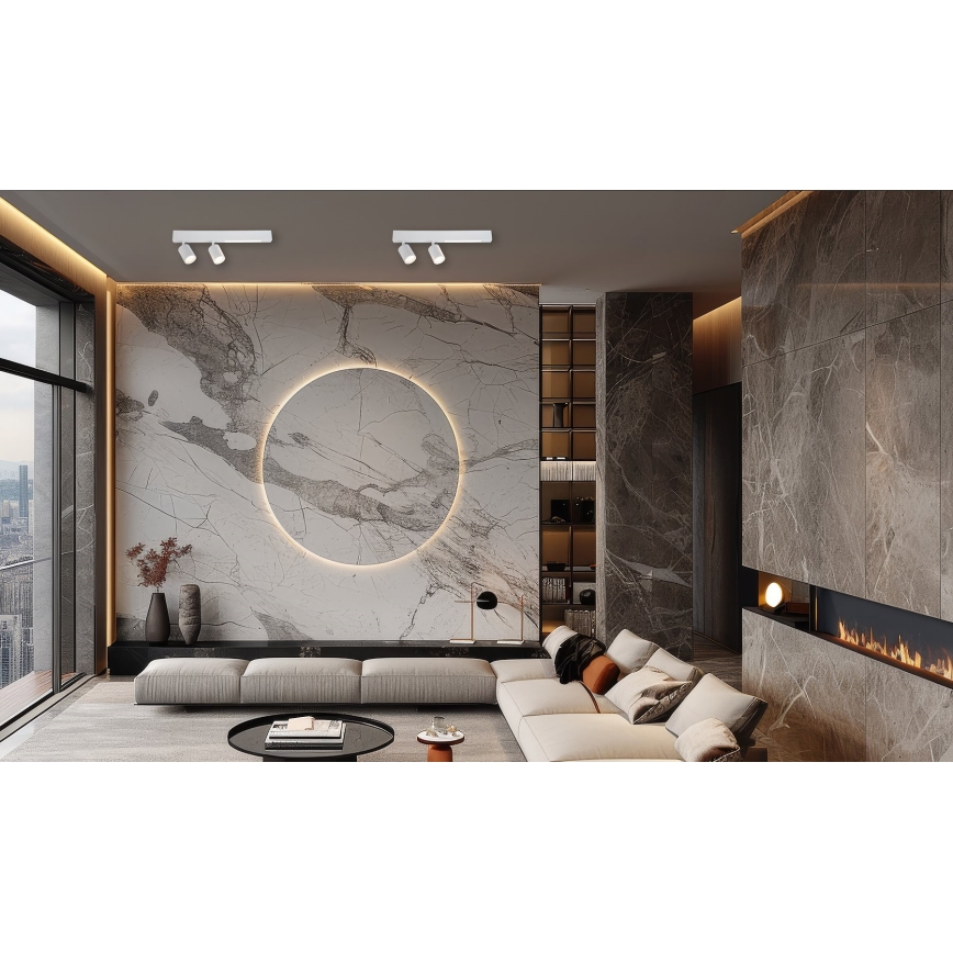 Світлодіодний точковий світильник MAGNET LED/5W/230V + 2xGU10/60W 3000/4000K білий