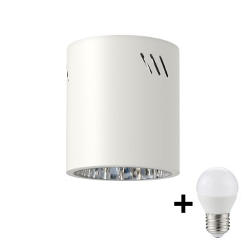 Світлодіодний точковий світильник GEORGE 1xE27/6W/230V діаметр 11 см білий