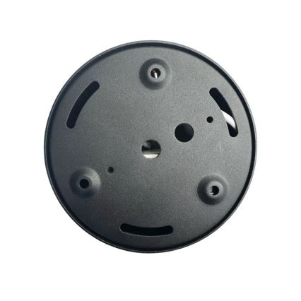 Світлодіодний точковий світильник LED/12W/230V 4000K діаметр 10 см чорний