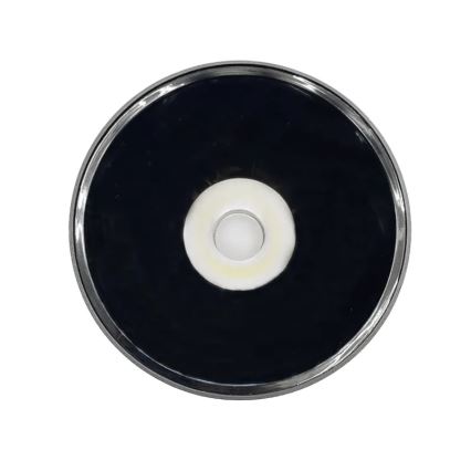 Світлодіодний точковий світильник LED/16W/230V 4000K діаметр 10 см чорний