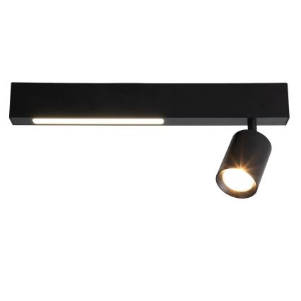 Світлодіодний точковий світильник MAGNET LED/5W/230V + 1xGU10/60W 3000/4000K чорний