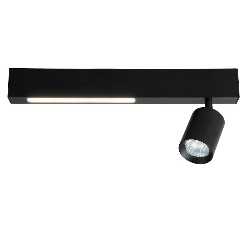 Світлодіодний точковий світильник MAGNET LED/5W/230V + 1xGU10/60W 3000/4000K чорний