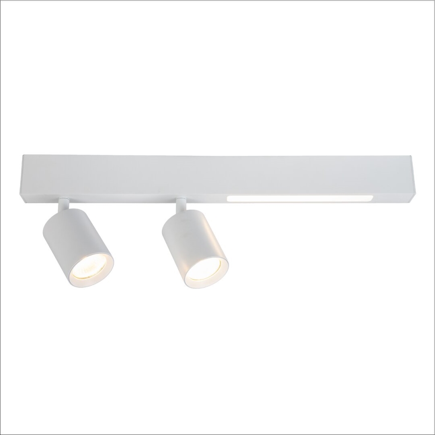 Світлодіодний точковий світильник MAGNET LED/5W/230V + 2xGU10/60W 3000/4000K білий
