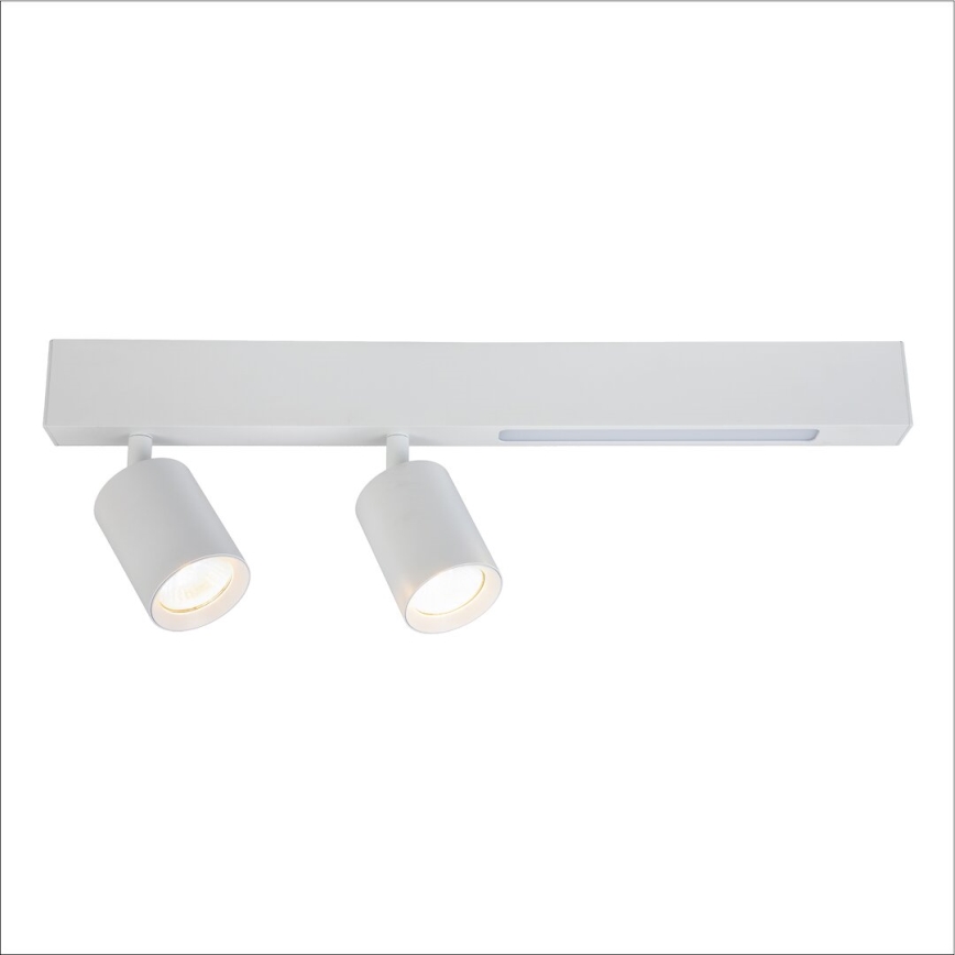 Світлодіодний точковий світильник MAGNET LED/5W/230V + 2xGU10/60W 3000/4000K білий