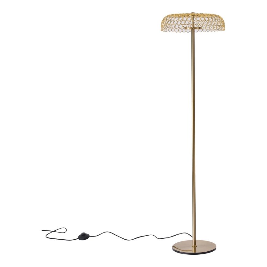 Світлодіодний торшер LED/10W/230V 3000K золотий