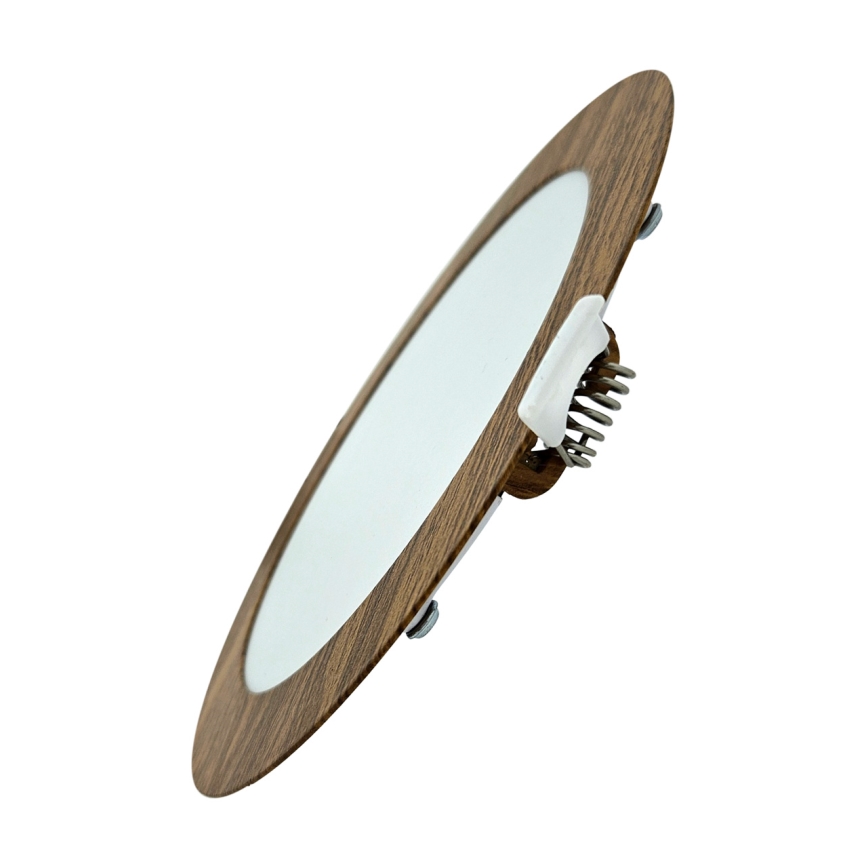 Світлодіодний вбудований світильник CIRCLE LED/12W/230V 4200K діаметр 16,7 см коричневий