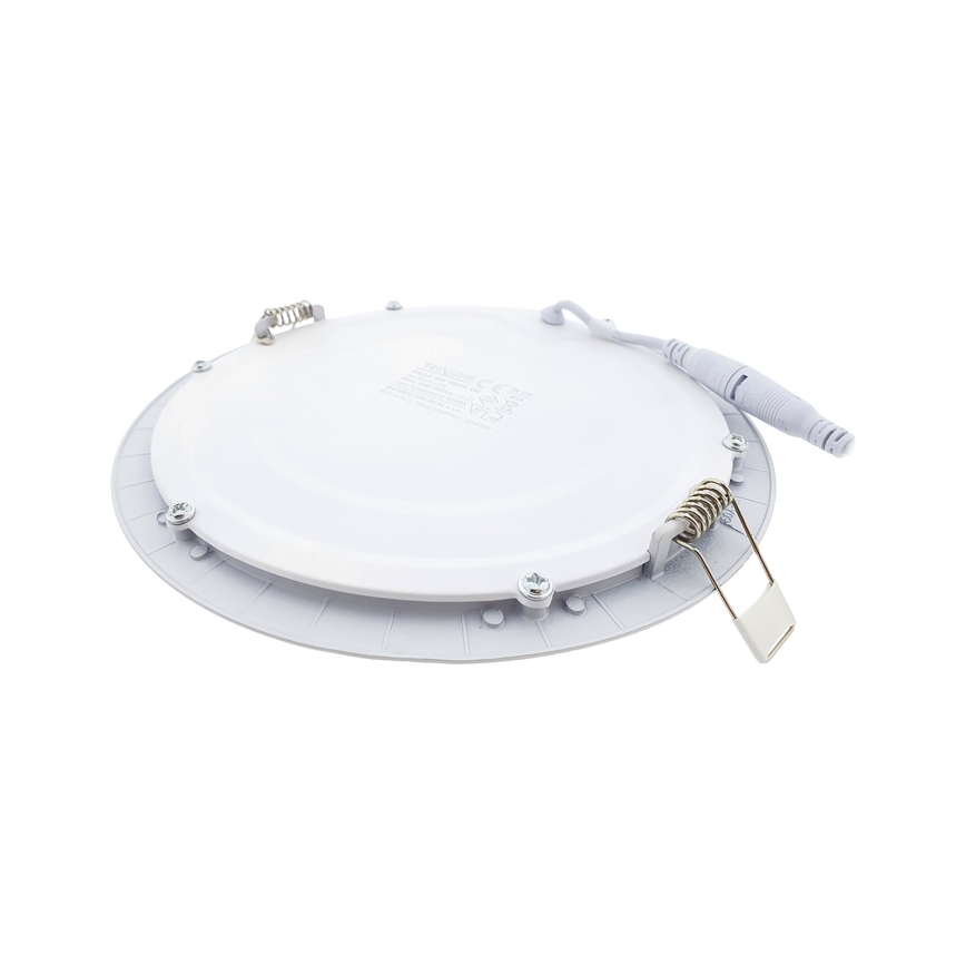 Світлодіодний вбудований світильник CIRCLE LED/15W/230V 6500K діаметр 18,8 см білий