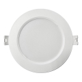 Світлодіодний вбудований світильник CIRCLE LED/6W/230V 4000K діаметр 12 см білий