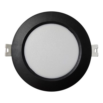 Світлодіодний вбудований світильник CIRCLE LED/6W/230V 4000K діаметр 12 см чорний