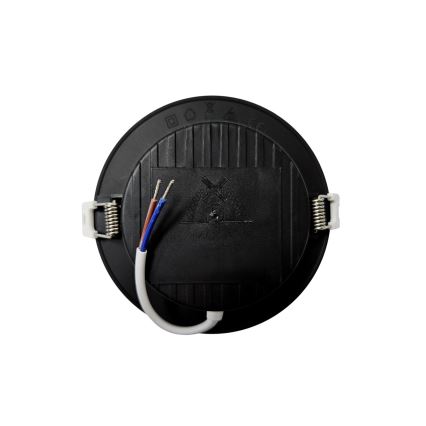 Світлодіодний вбудований світильник CIRCLE LED/6W/230V 4000K діаметр 12 см чорний