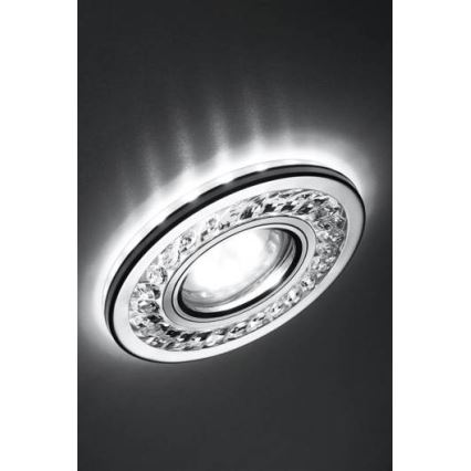 Світлодіодний вбудований світильник EYE 1xGU10/50W + LED/3W/230V