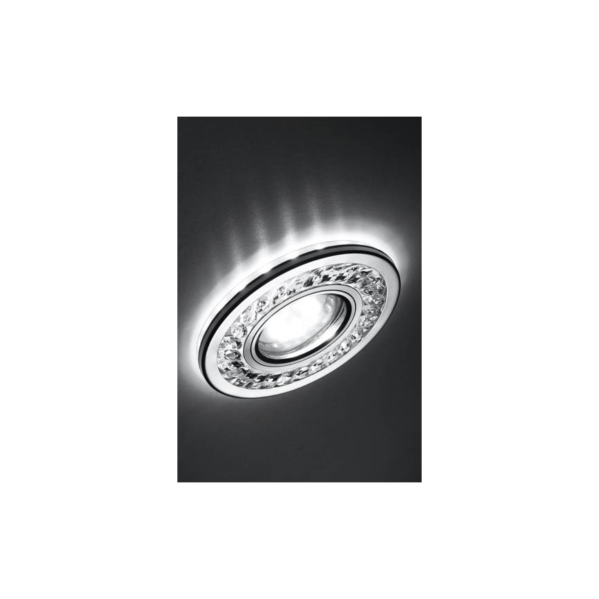 Світлодіодний вбудований світильник EYE 1xGU10/50W + LED/3W/230V