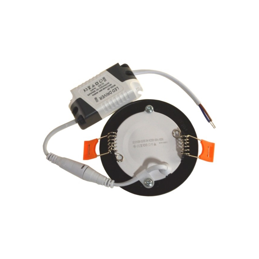 Світлодіодний вбудований світильник GERD LED/3W/230V 4000K чорний