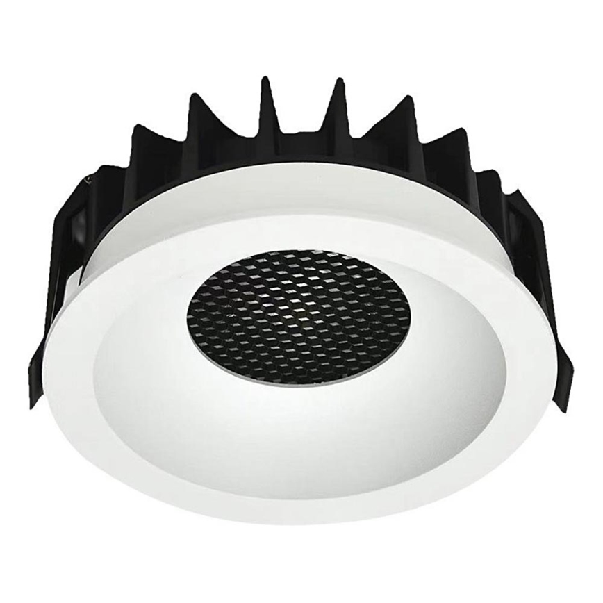 Світлодіодний вбудований світильник LED/12W/230V 3000/4000/6400K ø 8,6 см білий